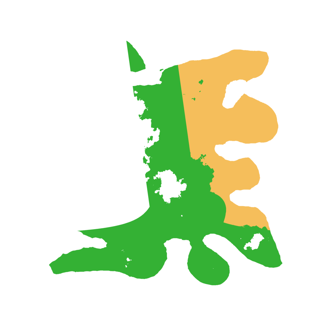 Biome Rust Map: Barren, Size: 2500, Seed: 392057238