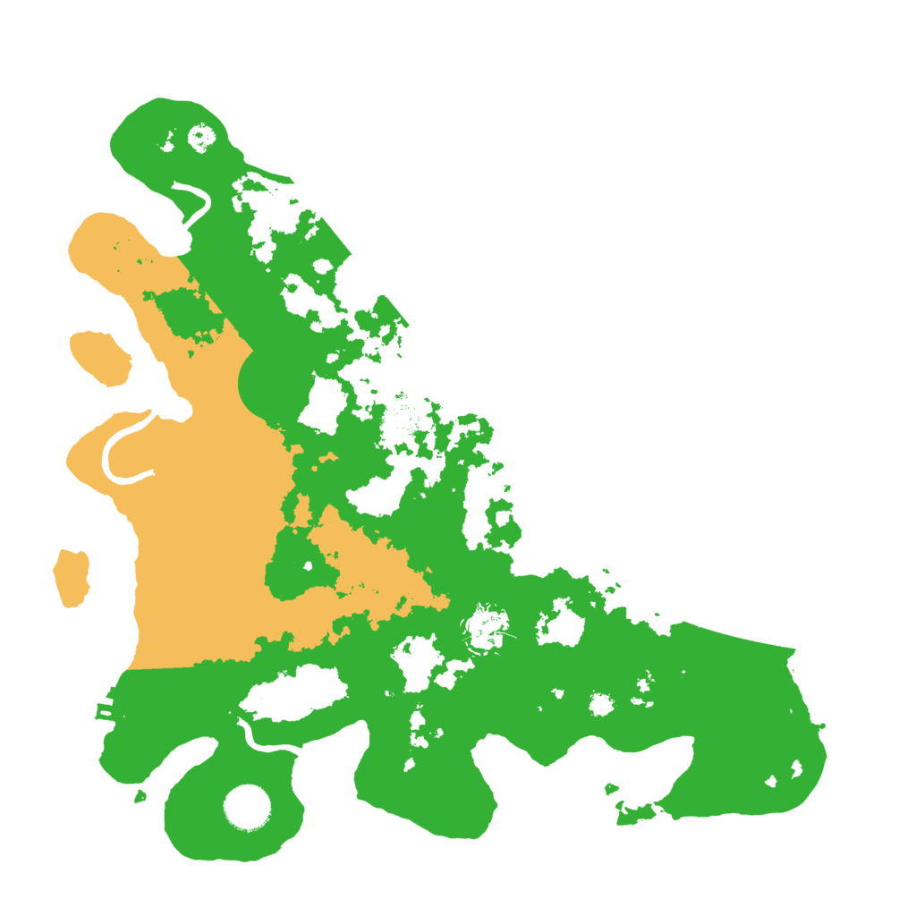 Biome Rust Map: Procedural Map, Size: 3500, Seed: 41930864