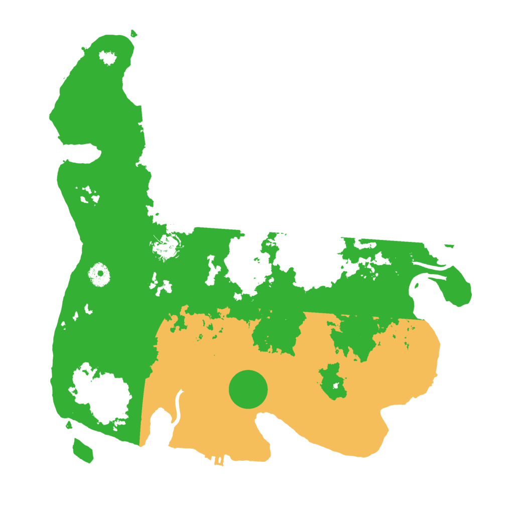 Biome Rust Map: Procedural Map, Size: 3500, Seed: 364938915