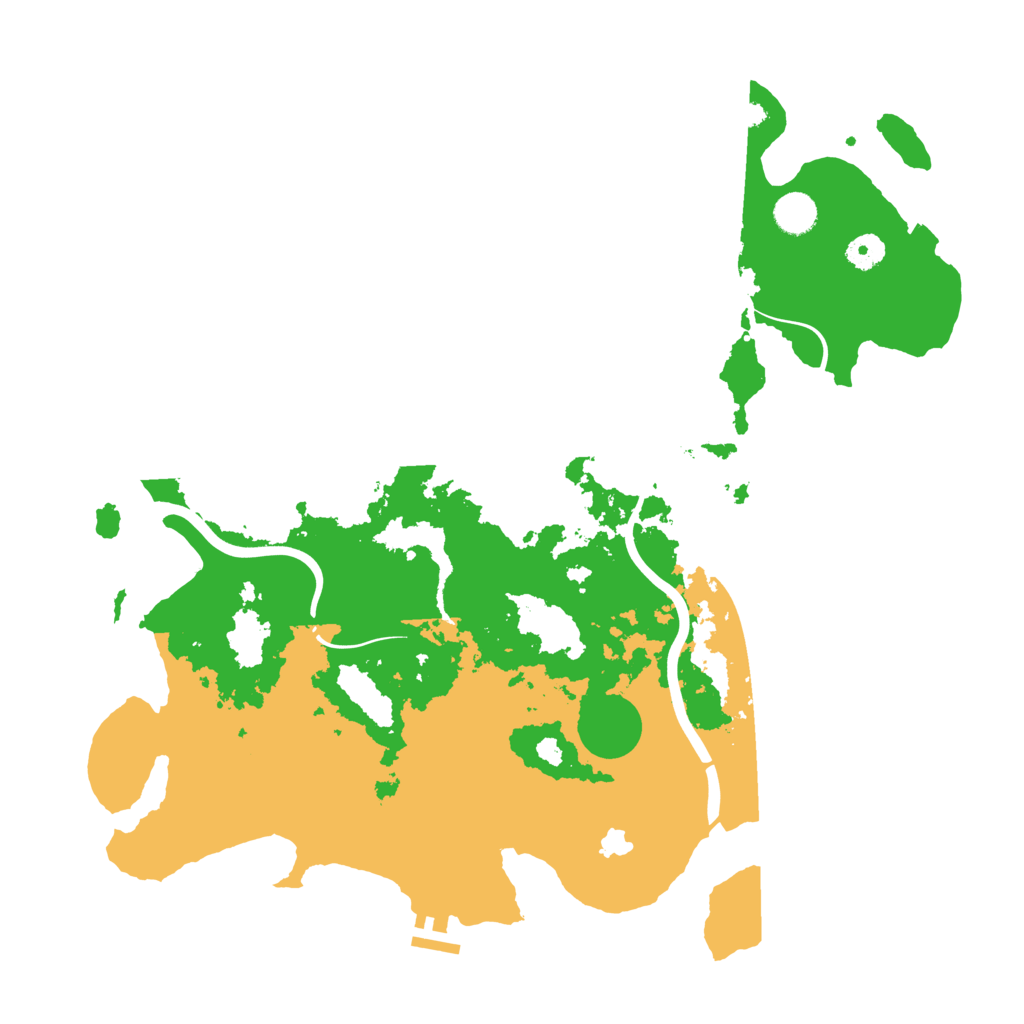 Biome Rust Map: Procedural Map, Size: 4250, Seed: 1542829641