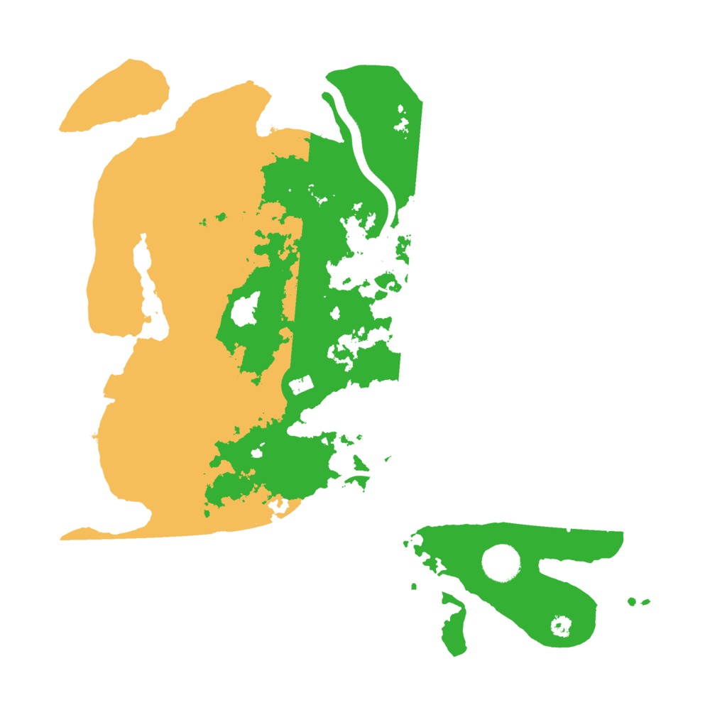 Biome Rust Map: Procedural Map, Size: 3500, Seed: 14931190