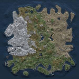 Thumbnail Rust Map: Procedural Map, Size: 4250, Seed: 702272449, 15 Monuments