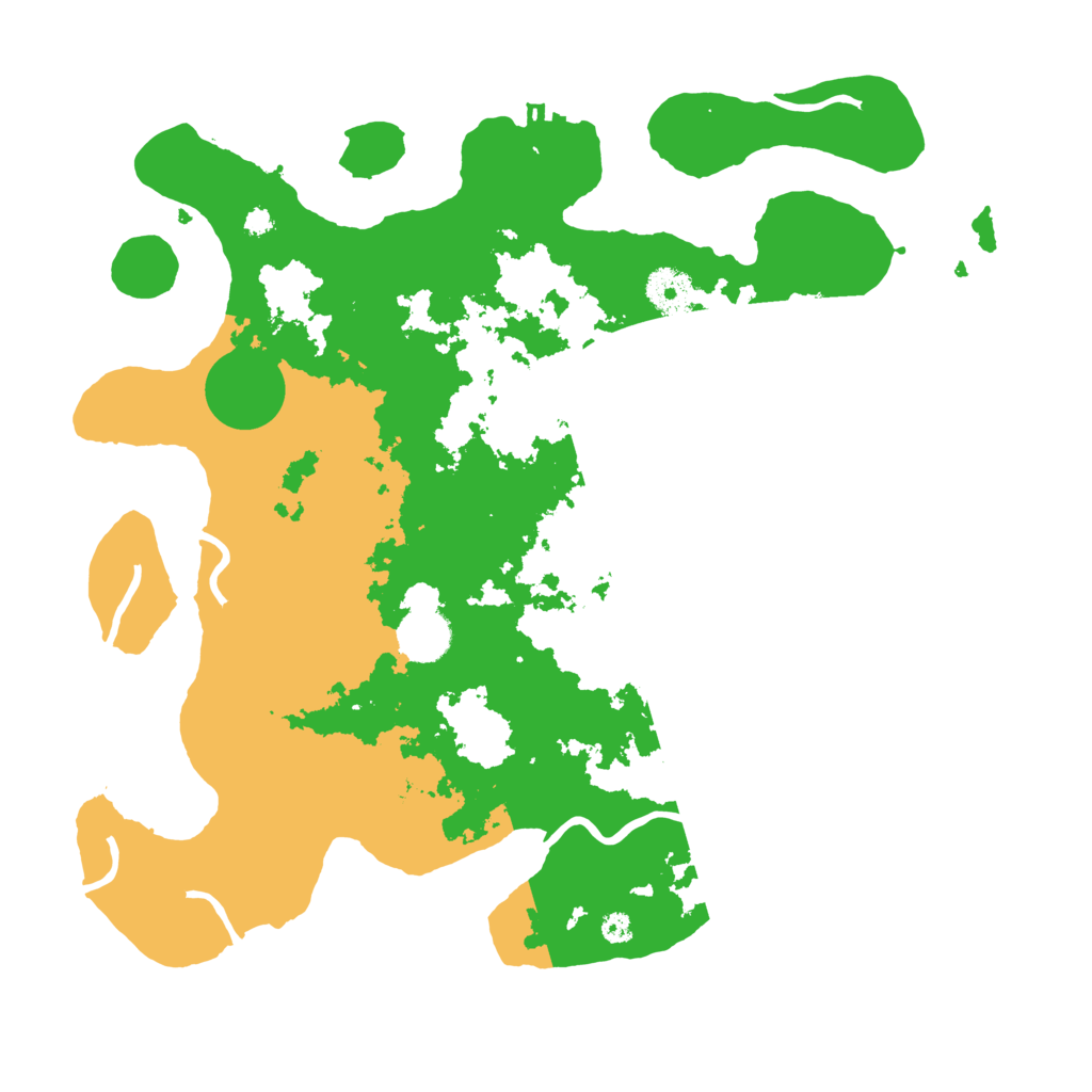 Biome Rust Map: Procedural Map, Size: 3600, Seed: 1204403334