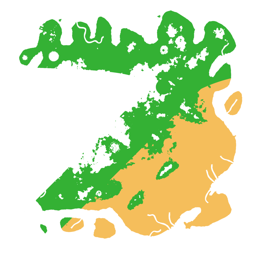Biome Rust Map: Procedural Map, Size: 4500, Seed: 1271159662