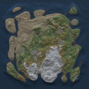 Thumbnail Rust Map: Procedural Map, Size: 3750, Seed: 87429004, 19 Monuments