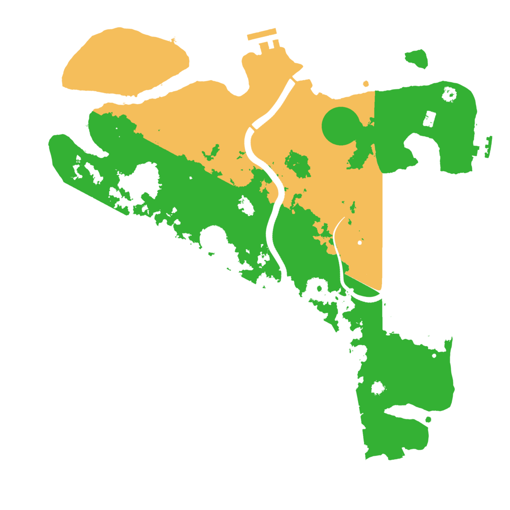 Biome Rust Map: Procedural Map, Size: 3500, Seed: 1459780383