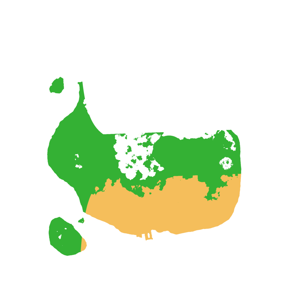 Biome Rust Map: Procedural Map, Size: 2500, Seed: 8008132