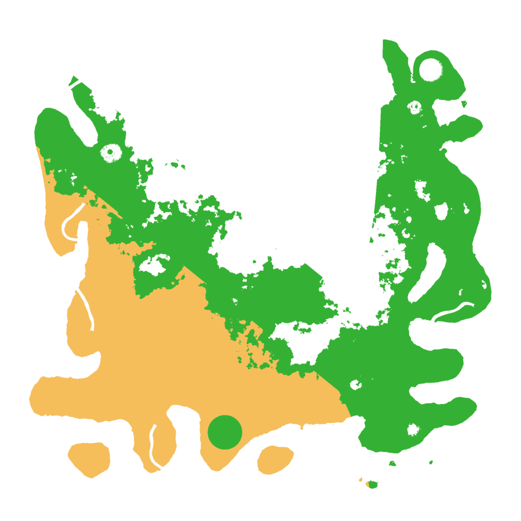 Biome Rust Map: Procedural Map, Size: 4000, Seed: 73254789
