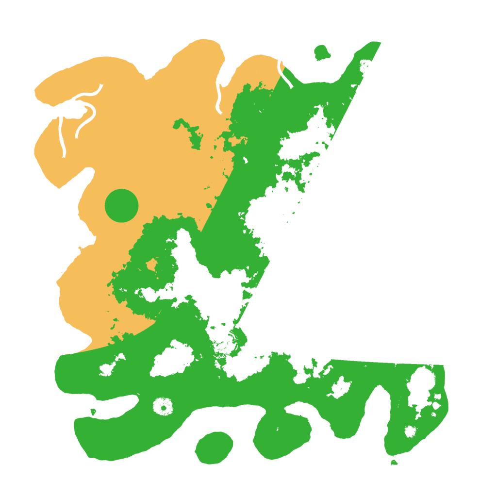 Biome Rust Map: Procedural Map, Size: 3900, Seed: 5457