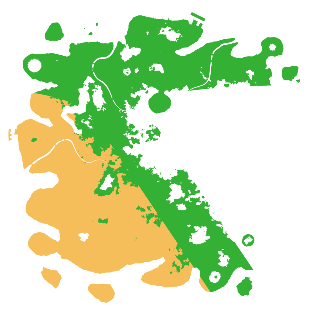 Biome Rust Map: Procedural Map, Size: 4250, Seed: 1245344368