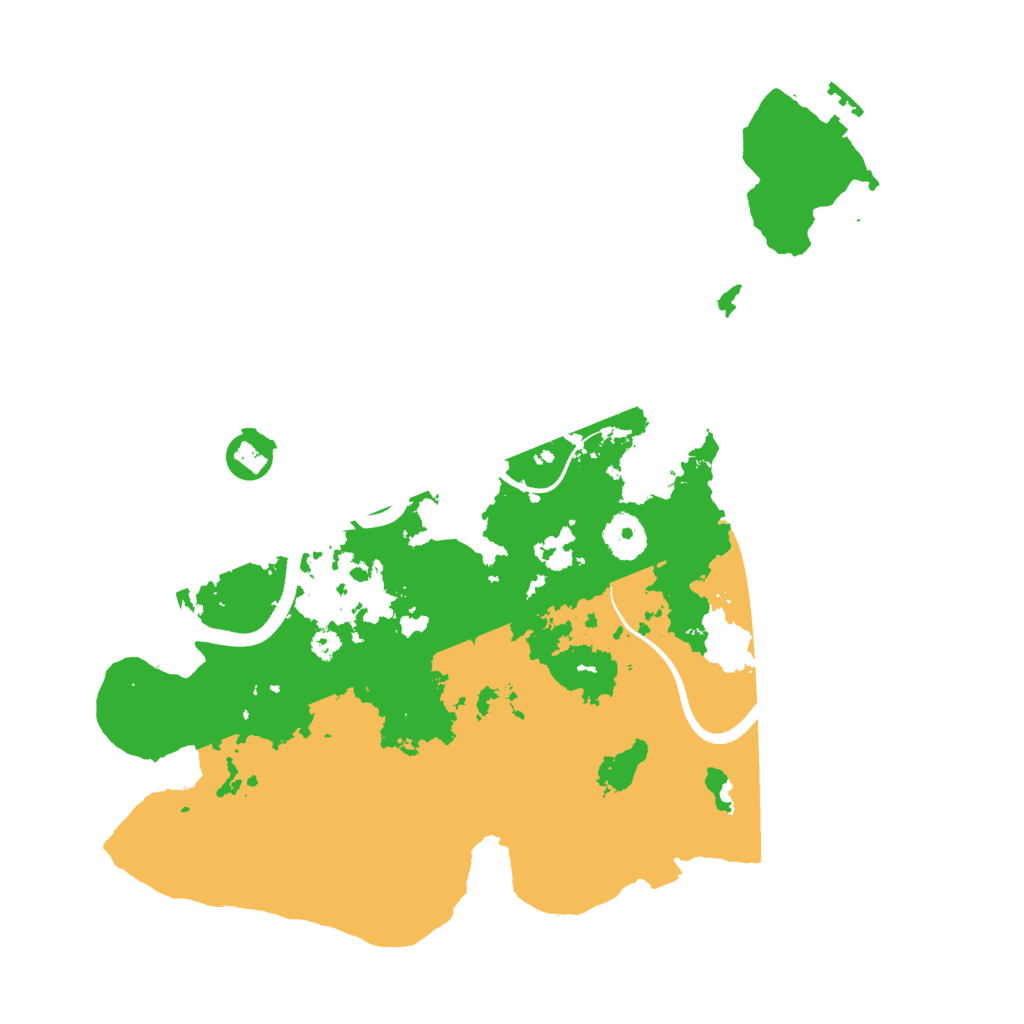 Biome Rust Map: Procedural Map, Size: 3500, Seed: 2041843299