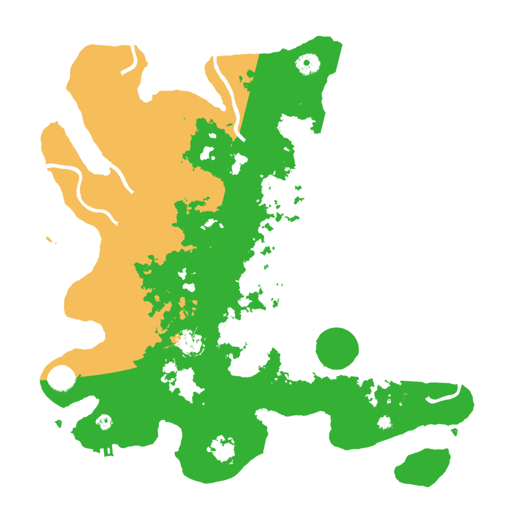 Biome Rust Map: Procedural Map, Size: 3500, Seed: 65043733