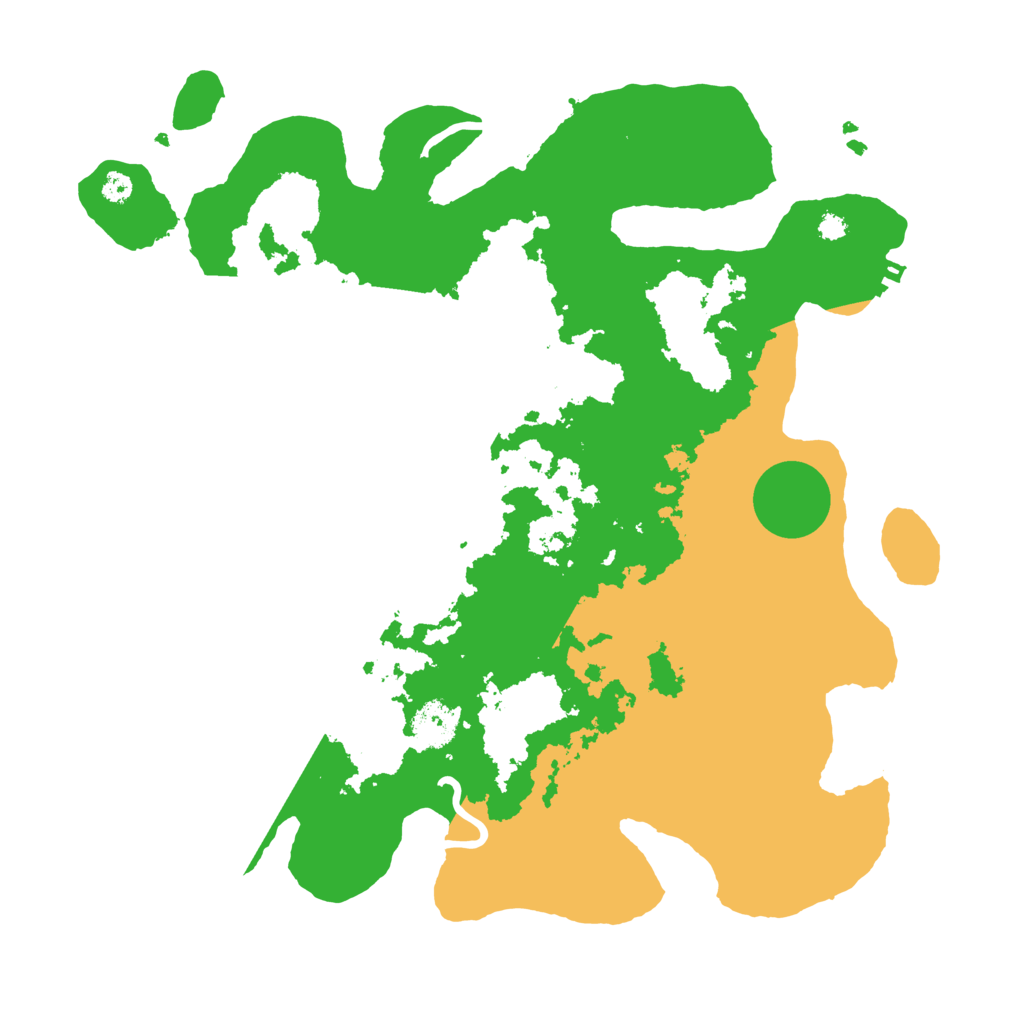 Biome Rust Map: Procedural Map, Size: 3500, Seed: 1293174515