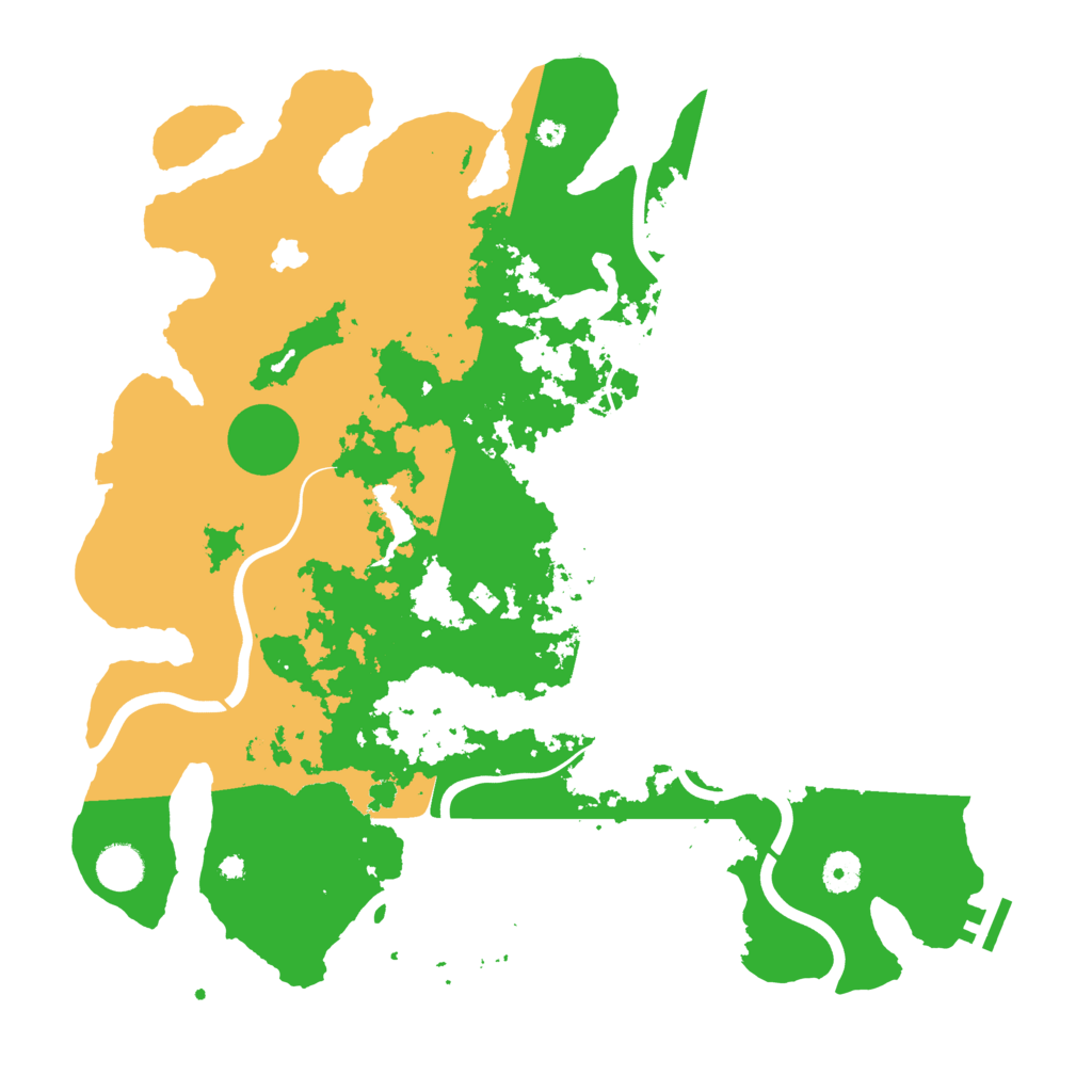 Biome Rust Map: Procedural Map, Size: 4050, Seed: 1171900458