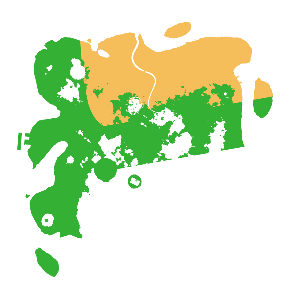 Biome Rust Map: Procedural Map, Size: 3500, Seed: 423