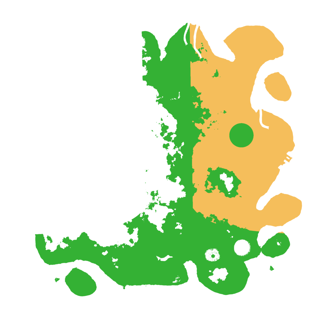 Biome Rust Map: Procedural Map, Size: 3500, Seed: 33355202