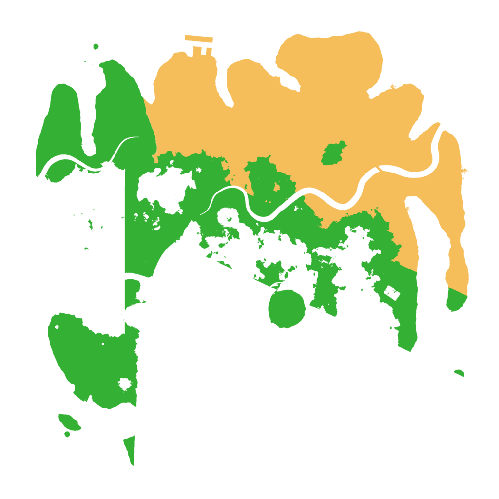 Biome Rust Map: Procedural Map, Size: 3600, Seed: 50156894