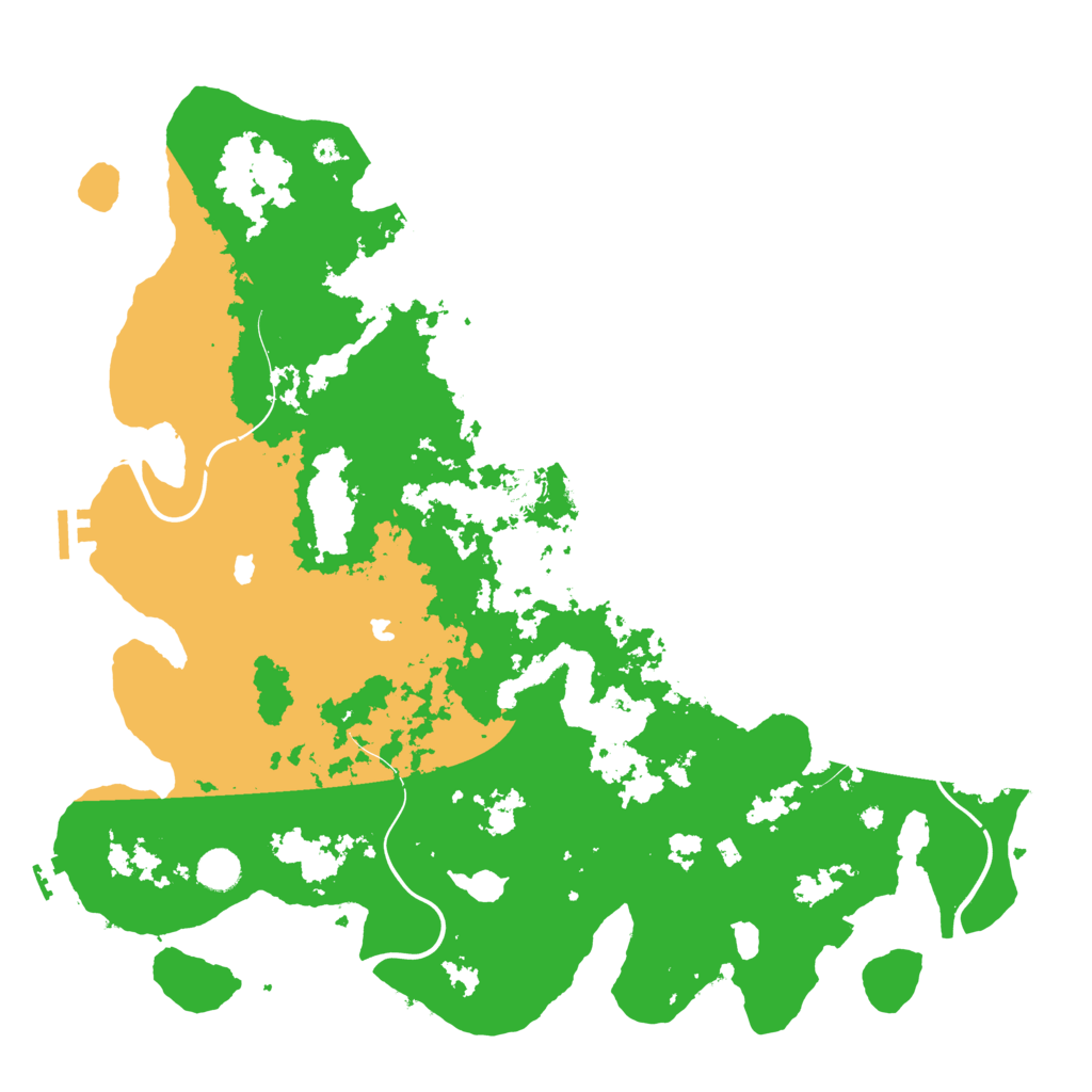 Biome Rust Map: Procedural Map, Size: 4500, Seed: 740283764