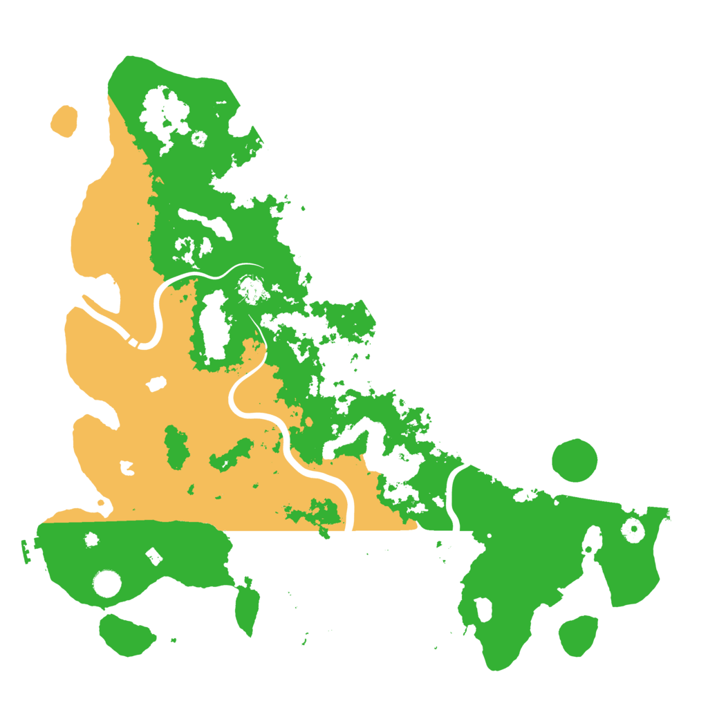Biome Rust Map: Procedural Map, Size: 4500, Seed: 740283764