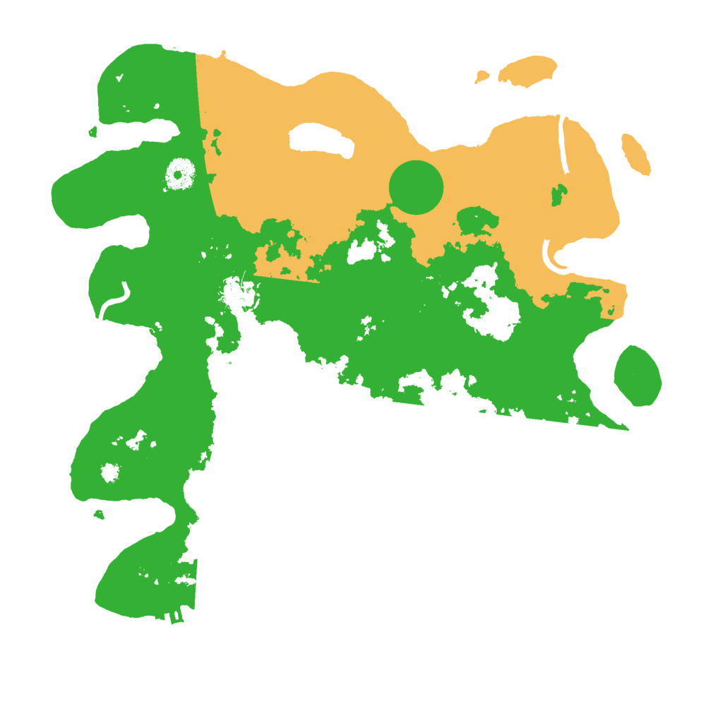 Biome Rust Map: Procedural Map, Size: 3500, Seed: 10560506