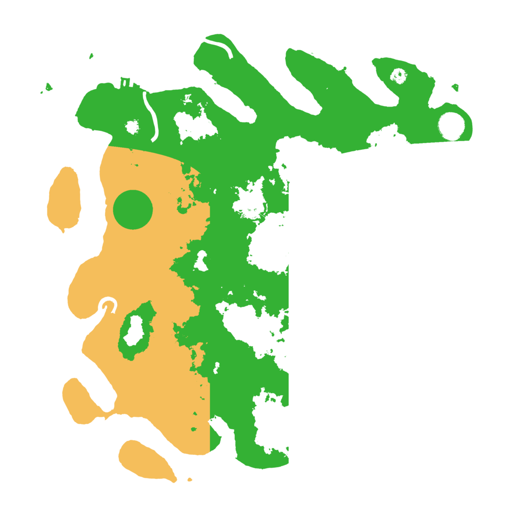 Biome Rust Map: Procedural Map, Size: 3500, Seed: 42017166