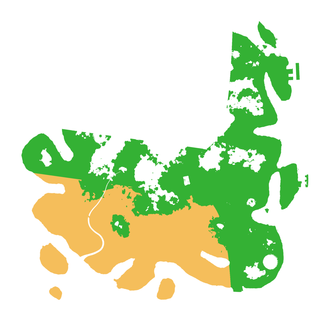 Biome Rust Map: Procedural Map, Size: 3800, Seed: 8653016