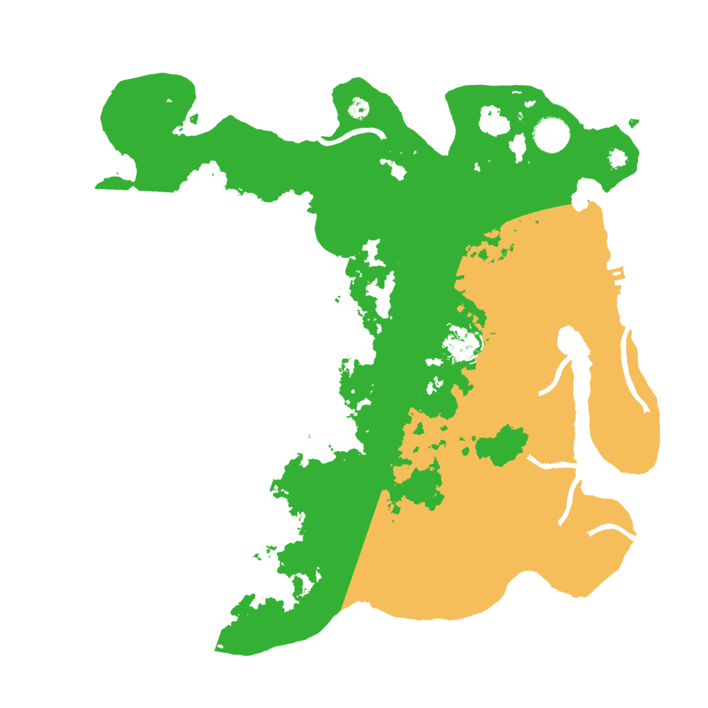 Biome Rust Map: Procedural Map, Size: 3500, Seed: 1905959021