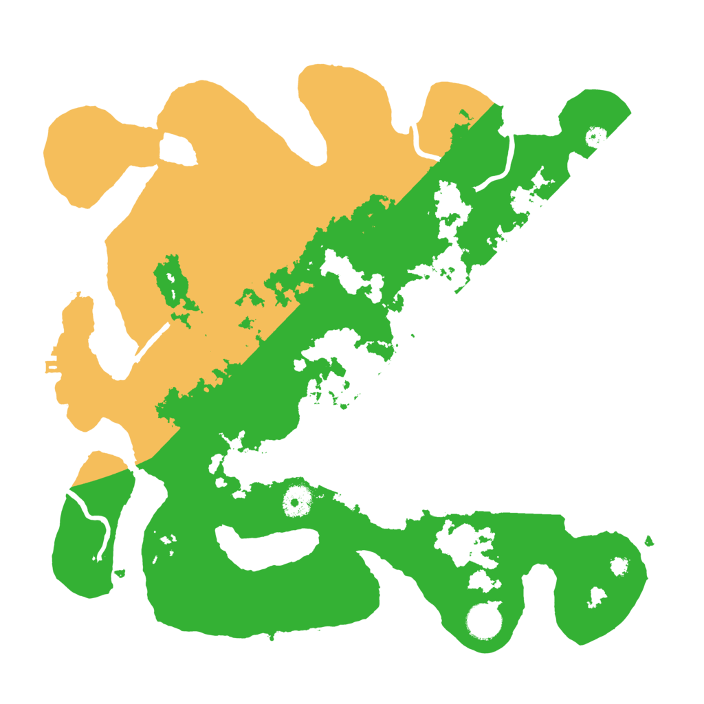 Biome Rust Map: Procedural Map, Size: 3500, Seed: 72672420