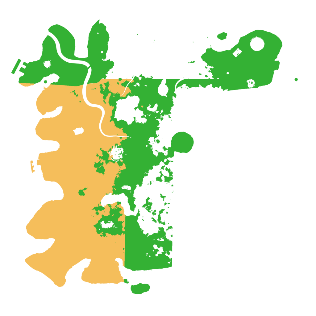 Biome Rust Map: Procedural Map, Size: 4000, Seed: 5838436