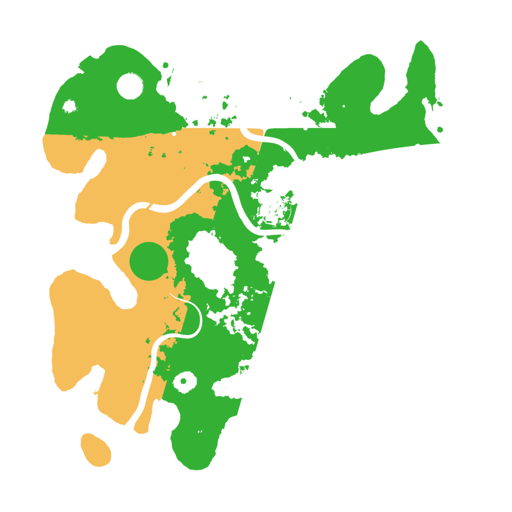 Biome Rust Map: Procedural Map, Size: 3500, Seed: 1453836771