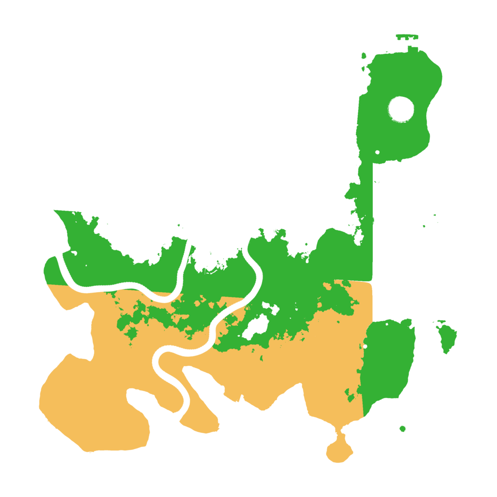 Biome Rust Map: Procedural Map, Size: 3400, Seed: 822650