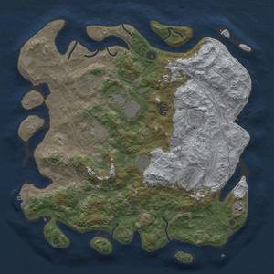 Thumbnail Rust Map: Procedural Map, Size: 4250, Seed: 692022, 16 Monuments