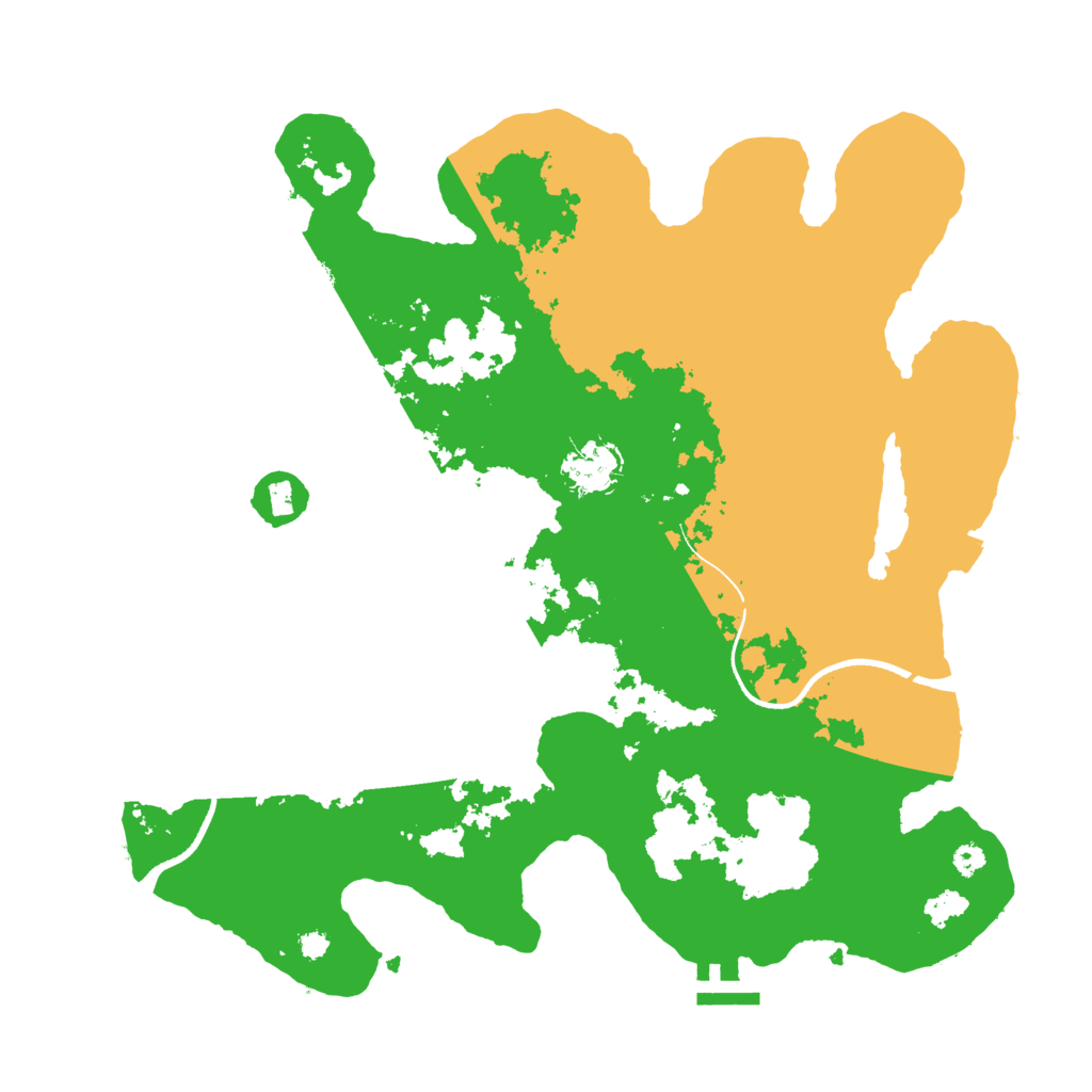 Biome Rust Map: Procedural Map, Size: 3500, Seed: 1768652030