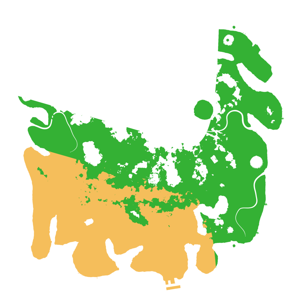 Biome Rust Map: Procedural Map, Size: 4250, Seed: 601392252