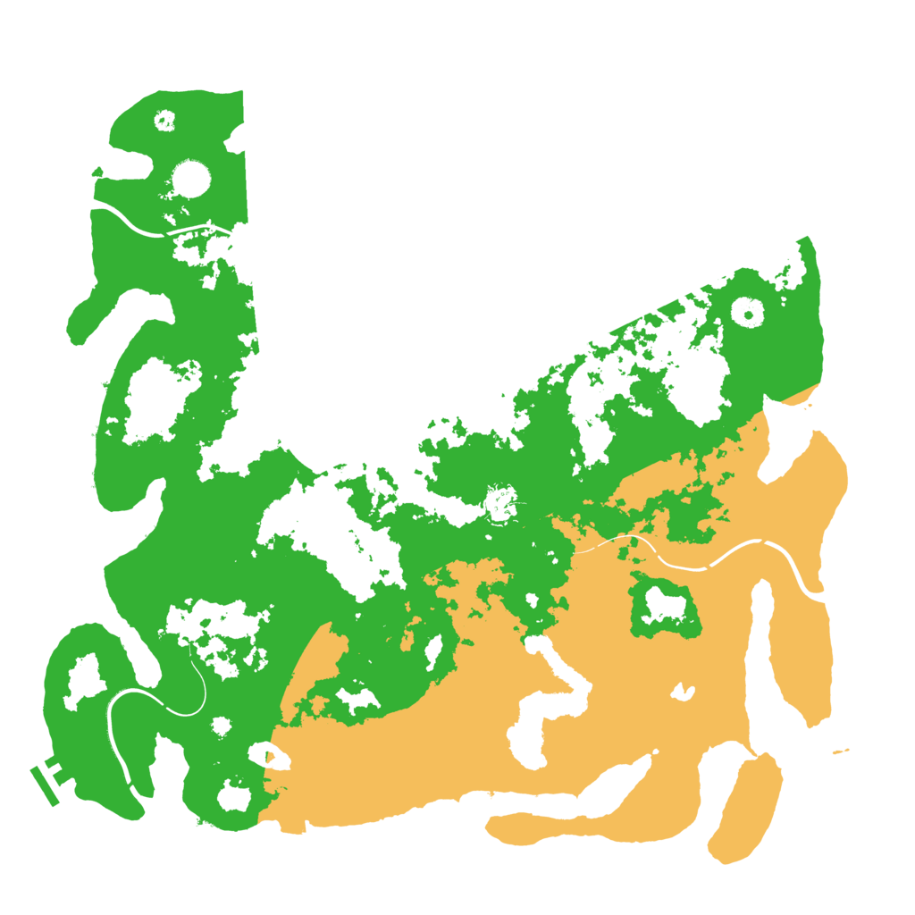 Biome Rust Map: Procedural Map, Size: 4250, Seed: 950064566