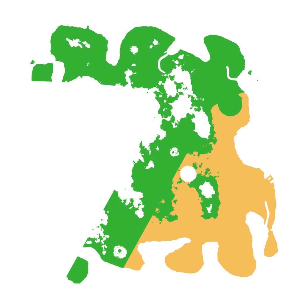 Biome Rust Map: Procedural Map, Size: 3500, Seed: 4683216