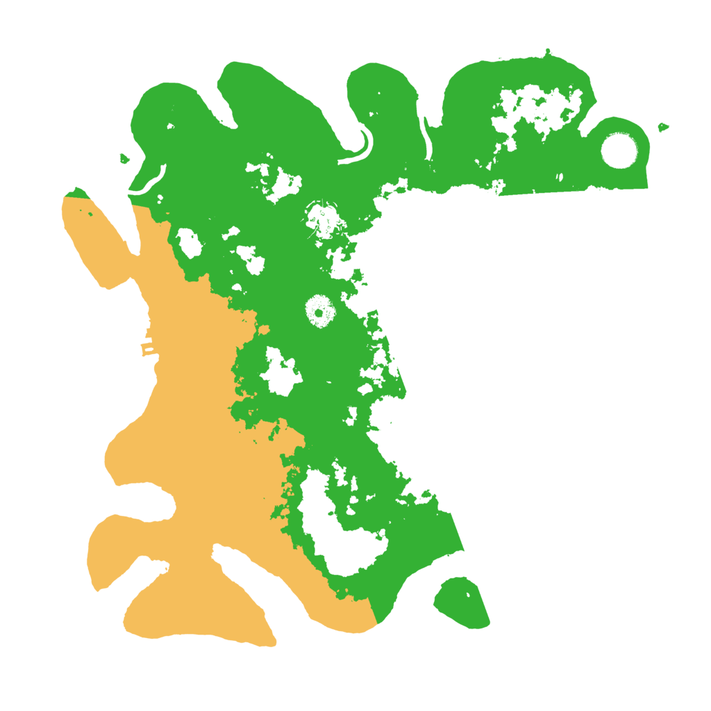 Biome Rust Map: Procedural Map, Size: 3500, Seed: 30697288