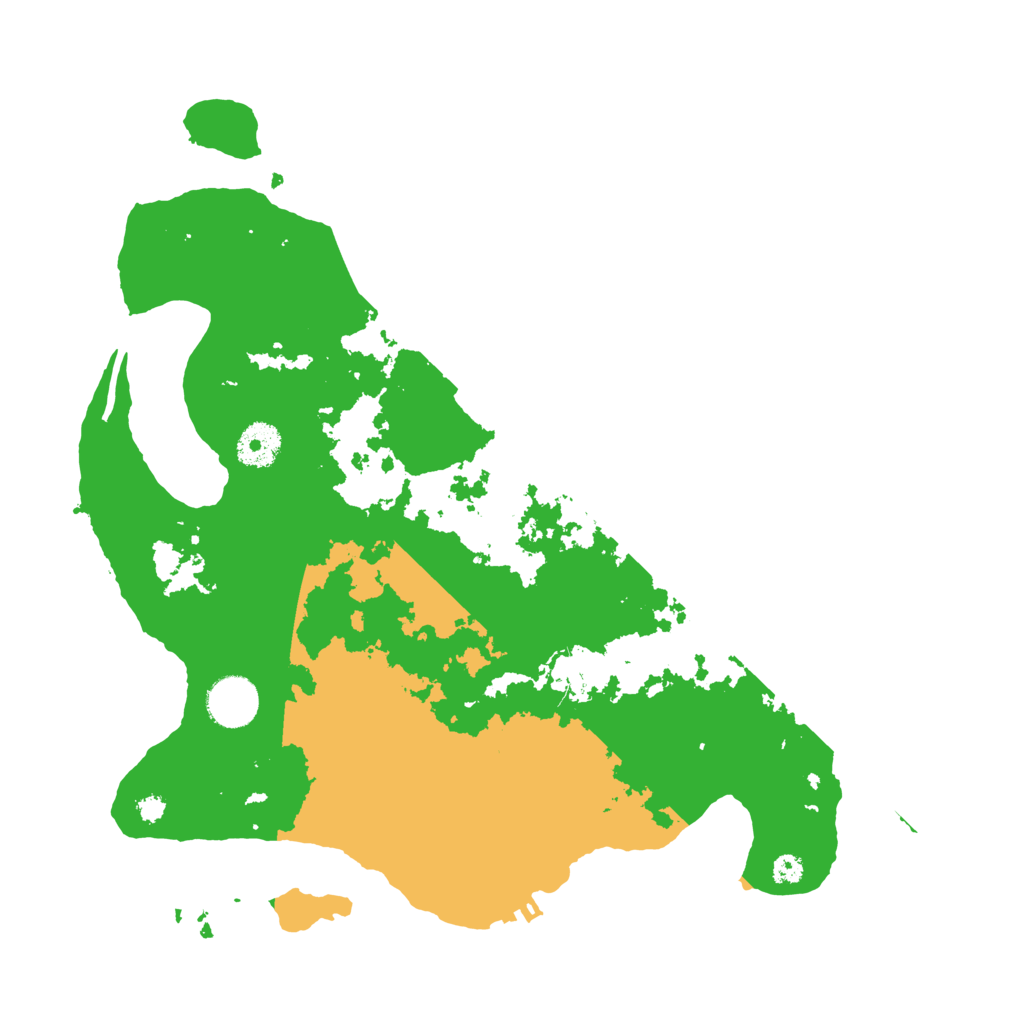 Biome Rust Map: Procedural Map, Size: 3500, Seed: 53219888