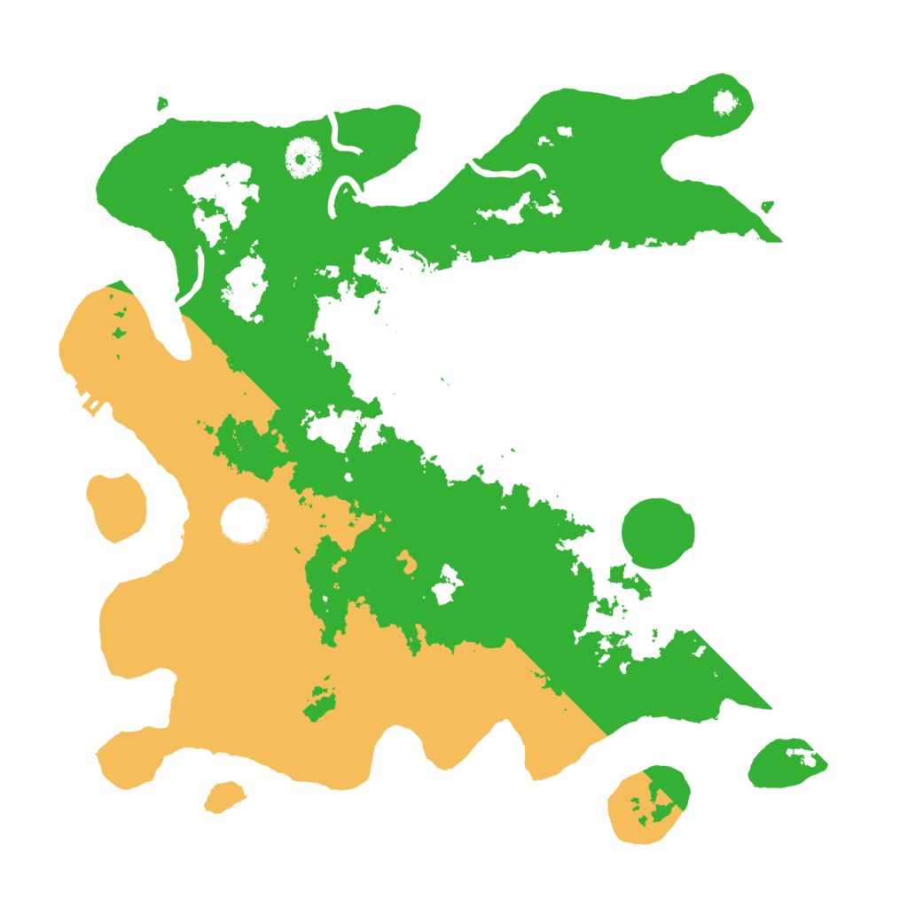 Biome Rust Map: Procedural Map, Size: 3500, Seed: 96153765