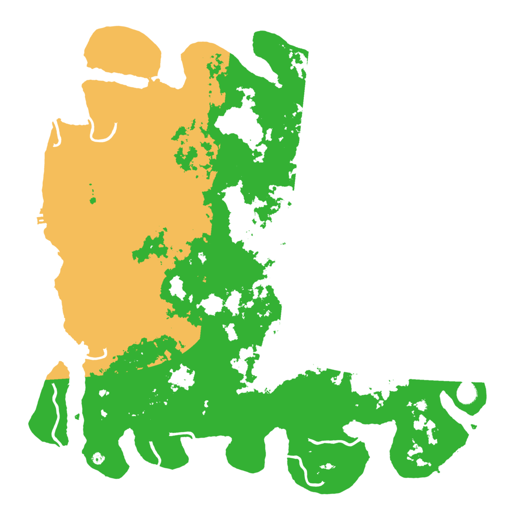 Biome Rust Map: Procedural Map, Size: 4500, Seed: 1751711394