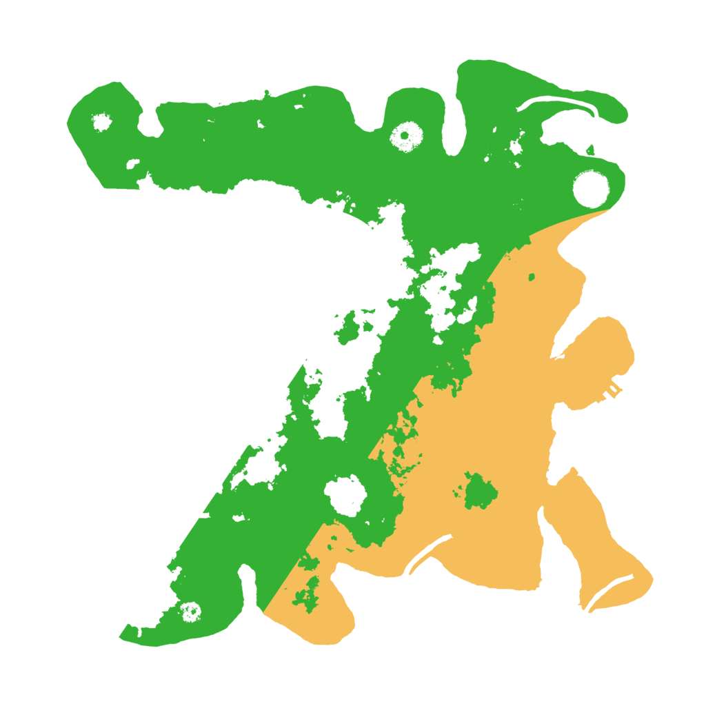 Biome Rust Map: Procedural Map, Size: 3500, Seed: 47914548