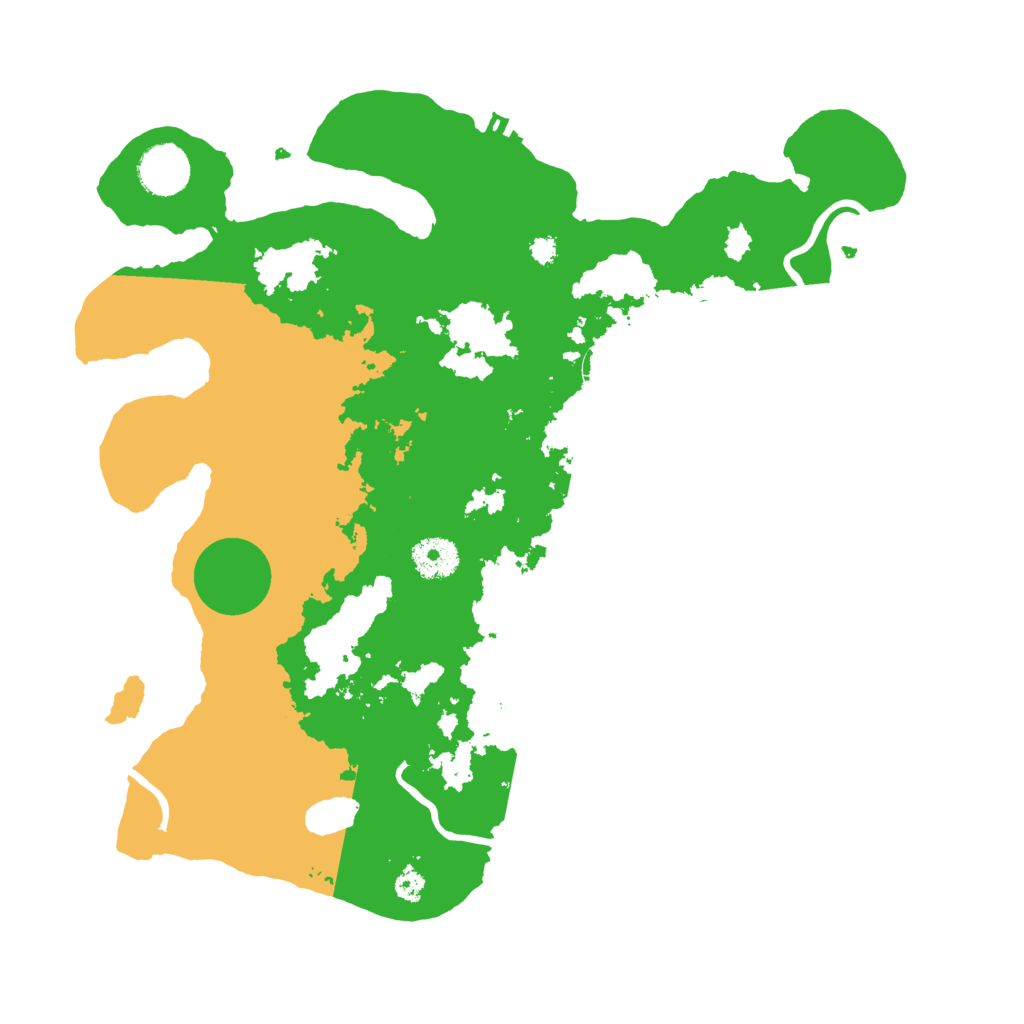 Biome Rust Map: Procedural Map, Size: 3500, Seed: 82941