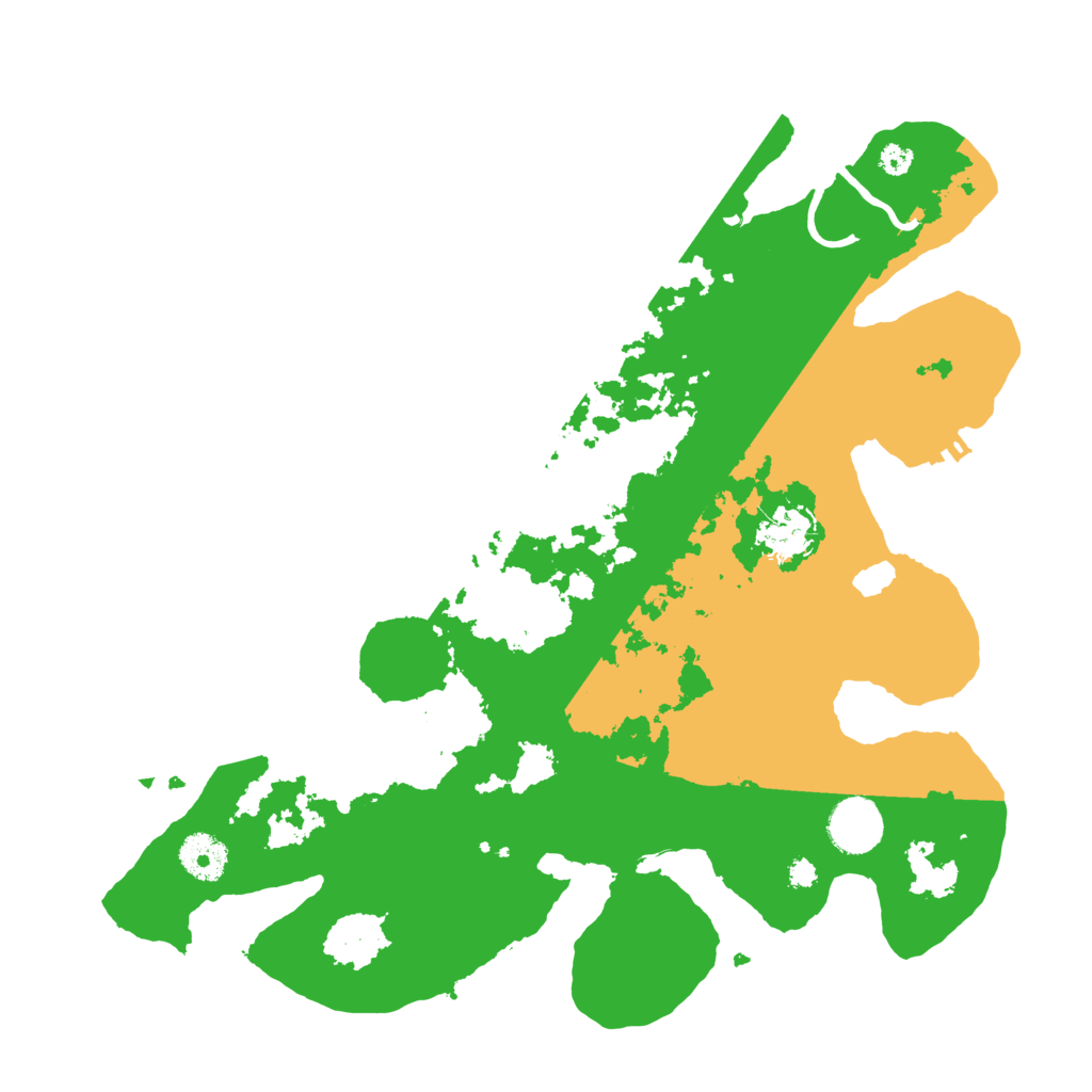 Biome Rust Map: Procedural Map, Size: 3500, Seed: 42541994