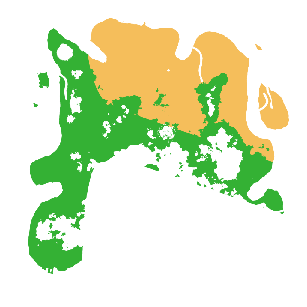 Biome Rust Map: Procedural Map, Size: 3500, Seed: 71568963