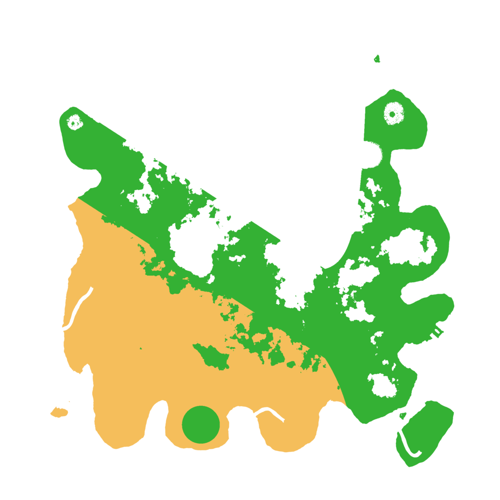 Biome Rust Map: Procedural Map, Size: 3500, Seed: 244169315