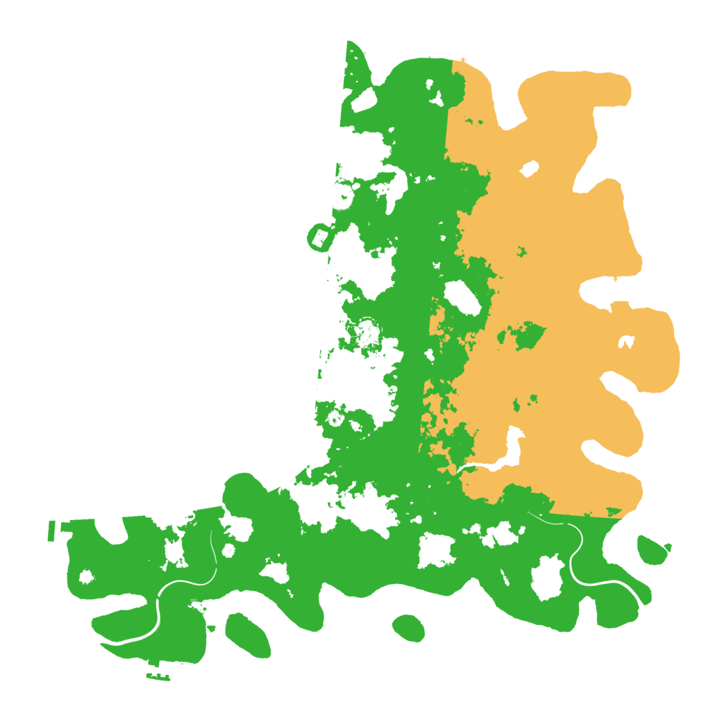 Biome Rust Map: Procedural Map, Size: 4500, Seed: 311838983