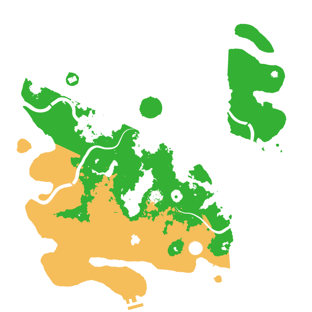 Biome Rust Map: Procedural Map, Size: 4000, Seed: 52848076