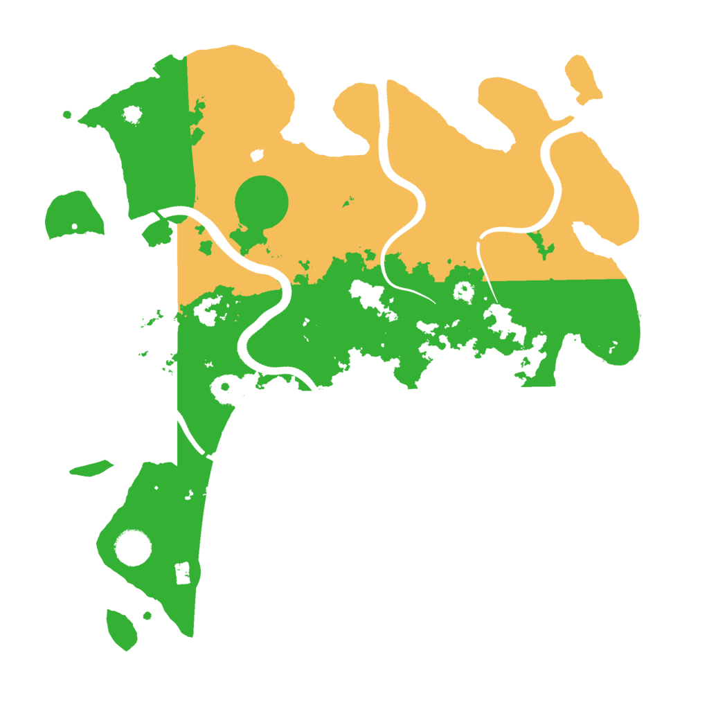 Biome Rust Map: Procedural Map, Size: 3500, Seed: 47231143