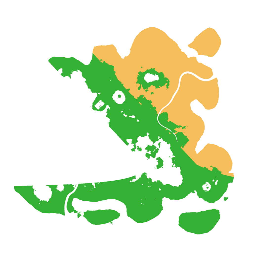 Biome Rust Map: Procedural Map, Size: 3000, Seed: 24889470