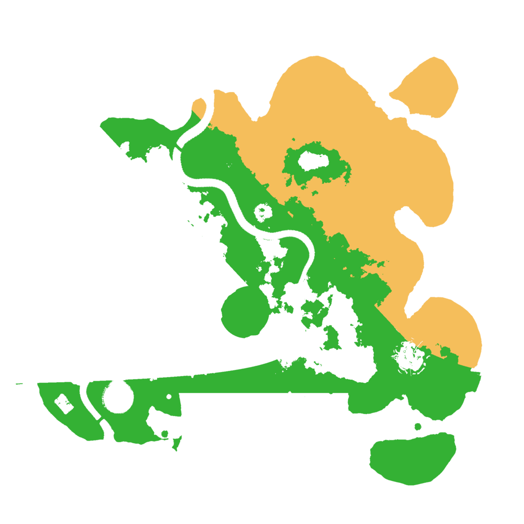 Biome Rust Map: Procedural Map, Size: 3000, Seed: 24889470